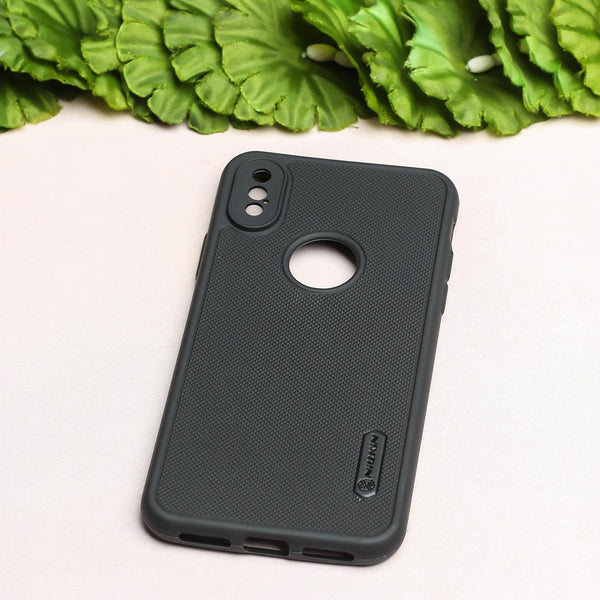 Black Logo Cut Niukin Silicone Case for Apple iphone x/xs