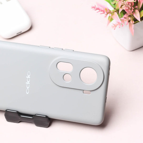 Light Grey Camera Original Silicone case for Oppo Reno 11
