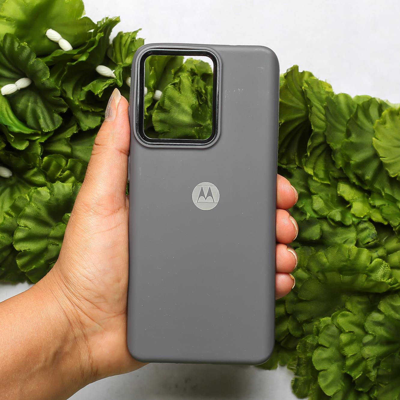 Spoov Grey Silicone Case for Motorola Edge 40