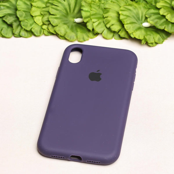 Deep Purple Original Silicone case for Apple iphone Xr