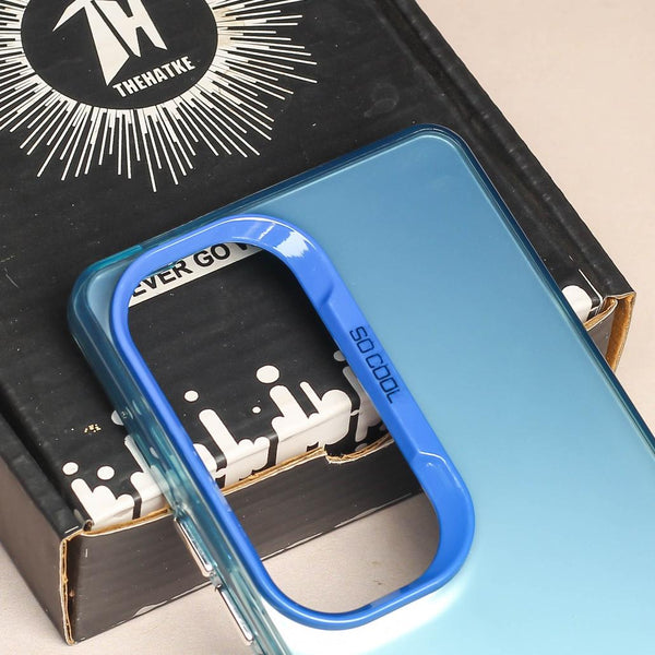 Blue Rgiem Slim Slicone Non-Yellowing Protective Case for Vivo V40