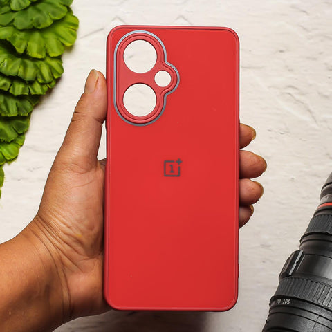 Red camera Safe mirror case for Oneplus Nord CE 3 Lite 5G