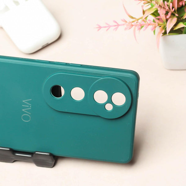 Dark Green Camera Original Silicone case for Vivo V40