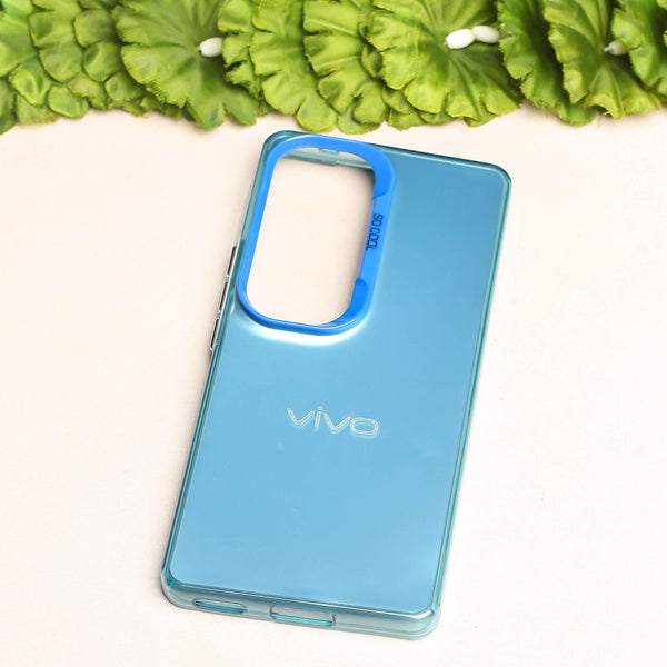 Blue Rgiem Slim Slicone Non-Yellowing Protective Case for Vivo V40