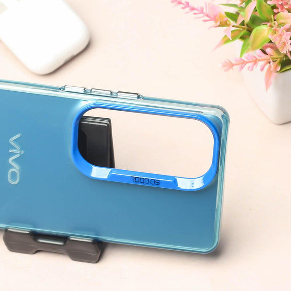 Blue Rgiem Slim Slicone Non-Yellowing Protective Case for Vivo V40