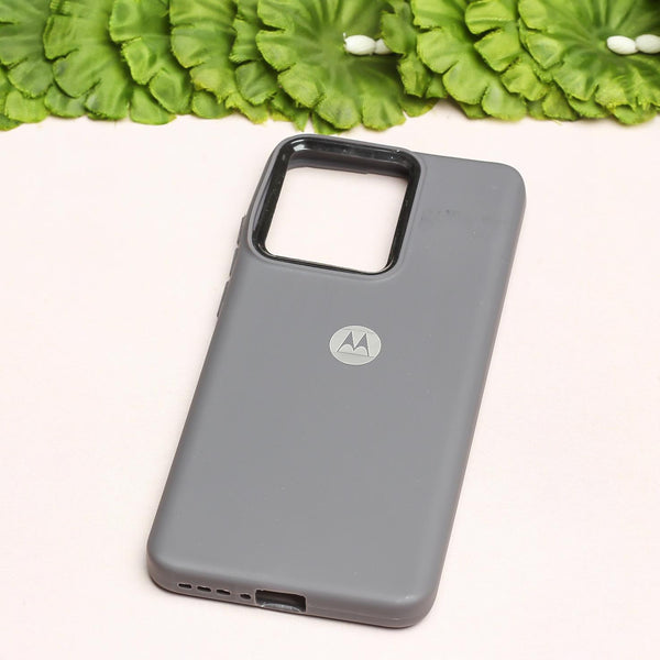 Spoov Grey Silicone Case for Motorola Edge 40