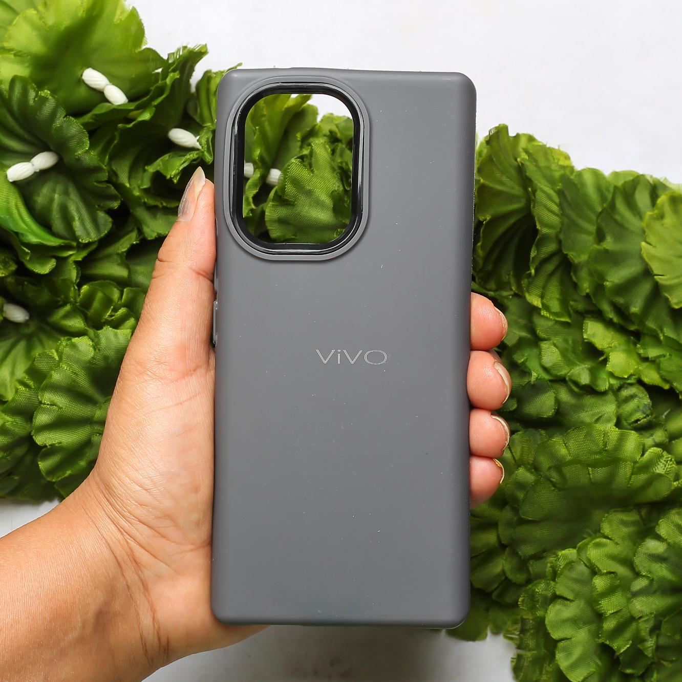 Spoov Grey Silicone Case for Vivo V29E