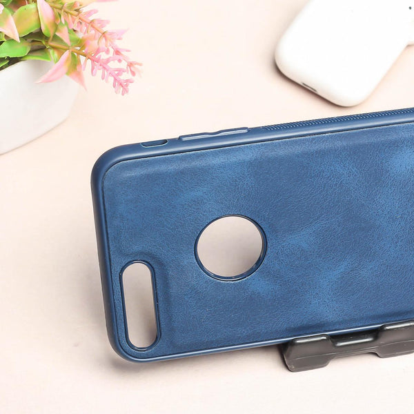 Dark Blue Classic Leather Case for Apple Iphone 7 Plus