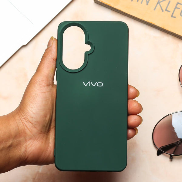 Dark Green Original Silicone case for Vivo Y27 4G