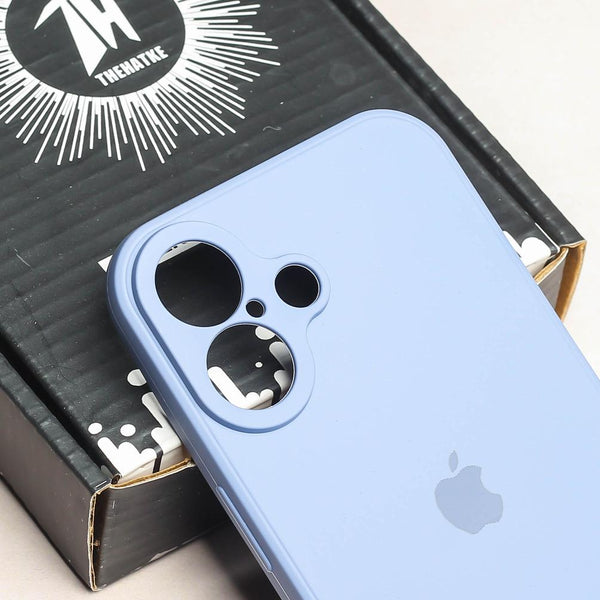 Pastel Purple Original Camera Silicone Case for Apple Iphone 16