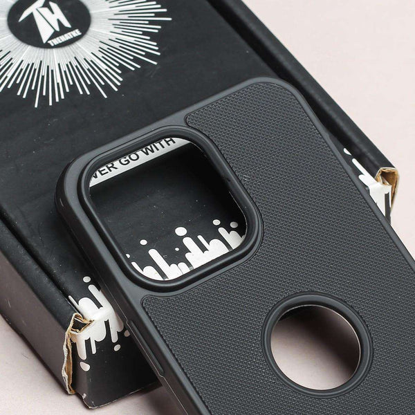 Black Niukin Silicone Case for Apple iphone 16 Pro