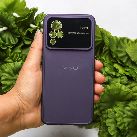 Spoov Luxury Deep Purple Silicone Case for Vivo V21