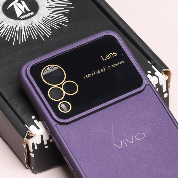Spoov Luxury Deep Purple Silicone Case for Vivo V21