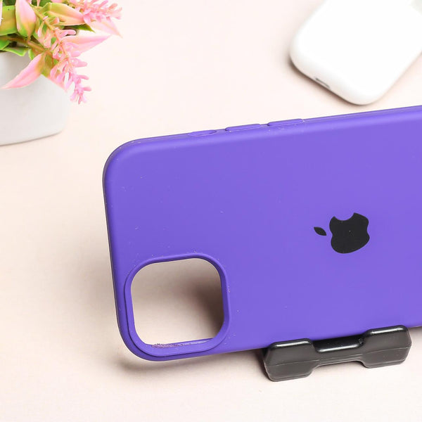 Voilet Original Silicone case for Apple iphone 15 Plus