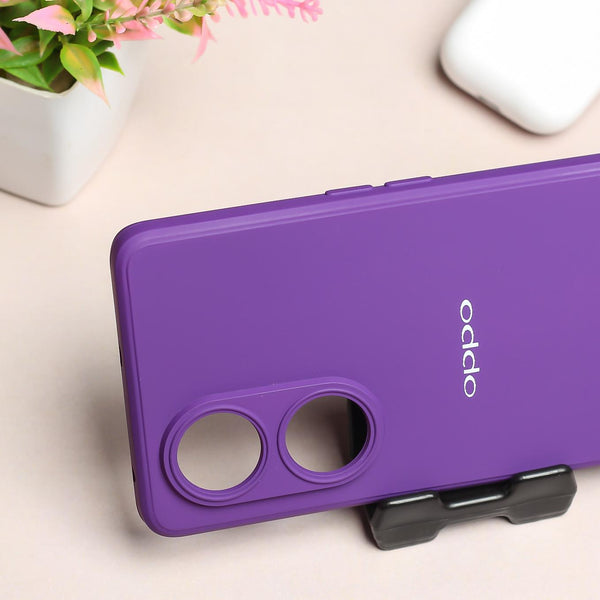 Deep Purple Camera Original Silicone case for Oppo Reno 8T