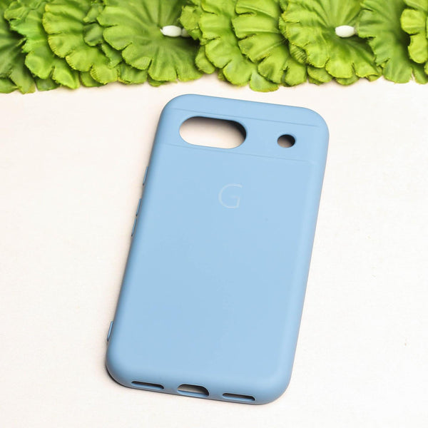 Pastel Blue Camera Original Silicone case for Google Pixel 8a