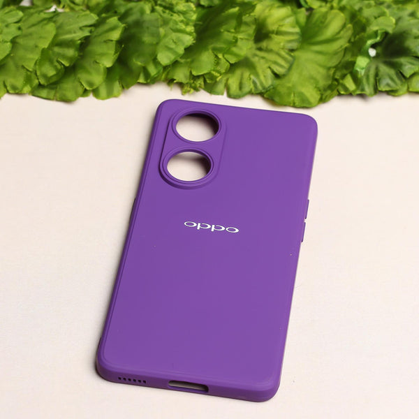 Deep Purple Camera Original Silicone case for Oppo Reno 8T