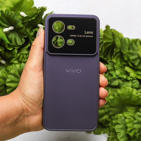 Spoov Luxury Deep Purple Silicone Case for Vivo V25