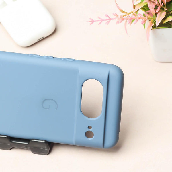 Pastel Blue Camera Original Silicone case for Google Pixel 8