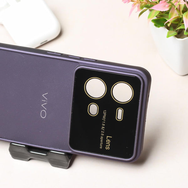 Spoov Luxury Deep Purple Silicone Case for Vivo V25