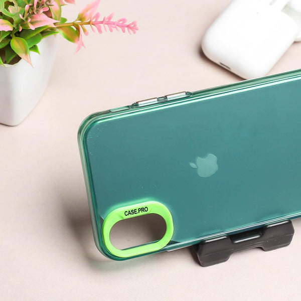 Green Rgiem Slim Slicone Non-Yellowing Protective Case for Apple Iphone X/XS