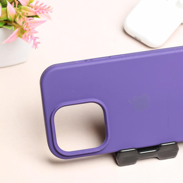 Voilet Original Silicone case for Apple iphone 15 Pro