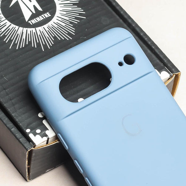 Pastel Blue Camera Original Silicone case for Google Pixel 8