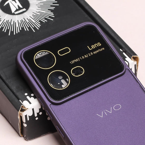 Spoov Luxury Deep Purple Silicone Case for Vivo V25