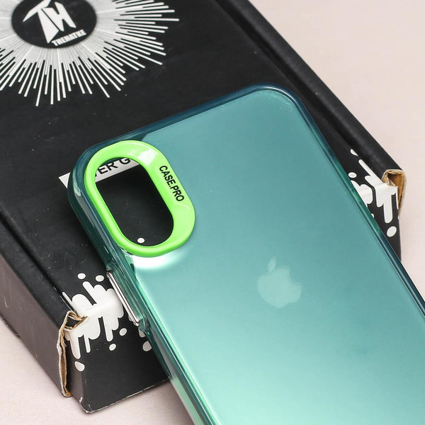 Green Rgiem Slim Slicone Non-Yellowing Protective Case for Apple Iphone X/XS