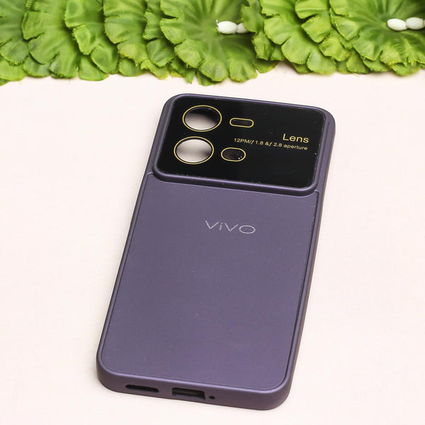 Spoov Luxury Deep Purple Silicone Case for Vivo V25