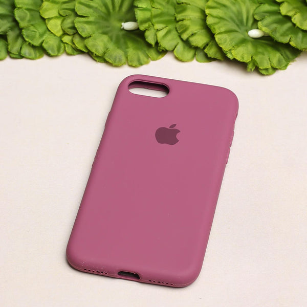 Dark Pink Original Silicone case for Apple iphone 7