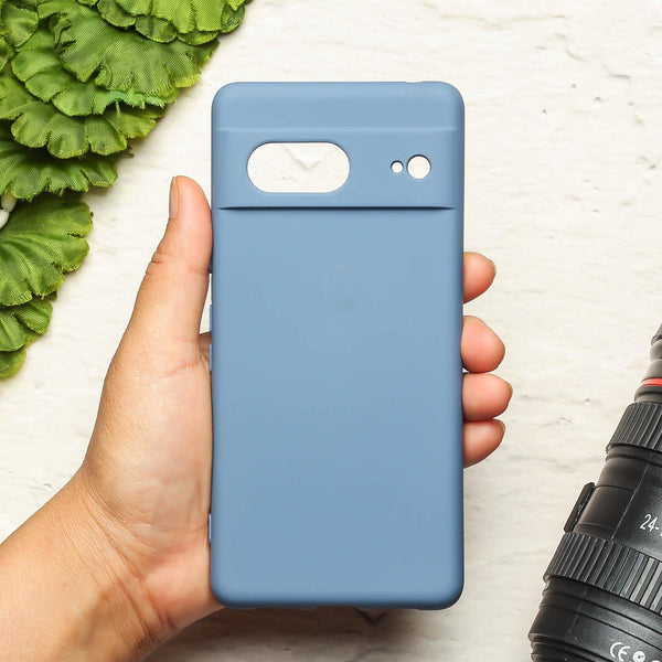 Pastel Blue Camera Original Silicone case for Google Pixel 7