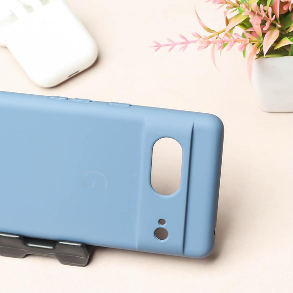 Pastel Blue Camera Original Silicone case for Google Pixel 7