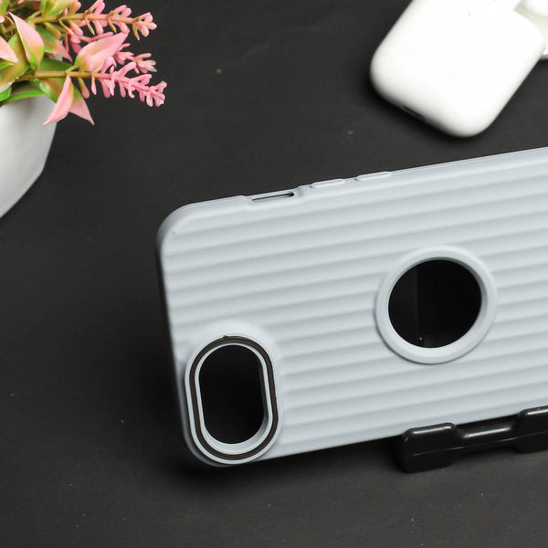 SleekLine Grey Silicone Case for Apple Iphone 16e