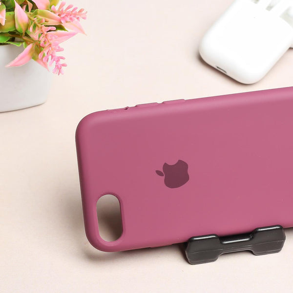 Dark Pink Original Silicone case for Apple iphone 7