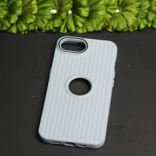 SleekLine Grey Silicone Case for Apple Iphone 16e