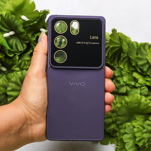 Spoov Luxury Deep Purple Silicone Case for Vivo V29 Pro