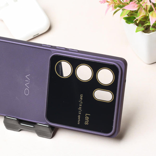 Spoov Luxury Deep Purple Silicone Case for Vivo V29 Pro