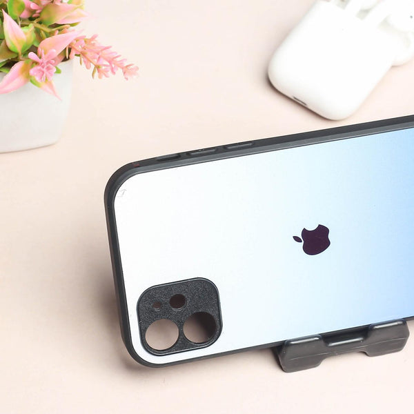 Blue Gradient metal back case for Apple Iphone 12