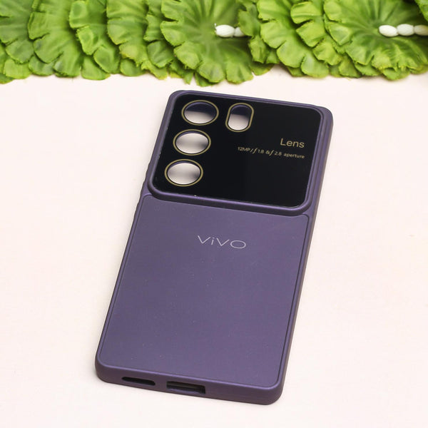 Spoov Luxury Deep Purple Silicone Case for Vivo V29 Pro