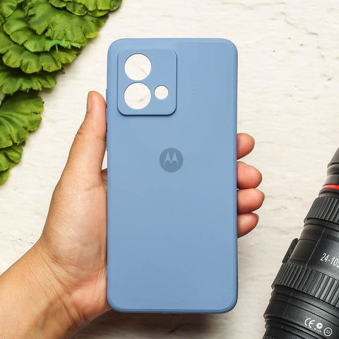 Pastel Blue Camera Original Silicone case for Motorola Edge 40 Neo