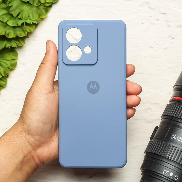 Pastel Blue Camera Original Silicone case for Motorola G84