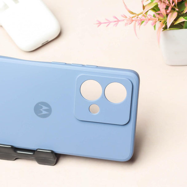 Pastel Blue Camera Original Silicone case for Motorola G84