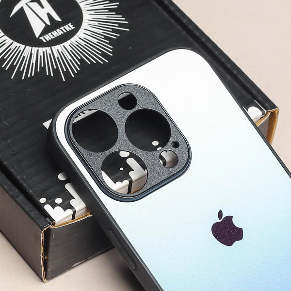 Blue Gradient metal back case for Apple Iphone 13 pro
