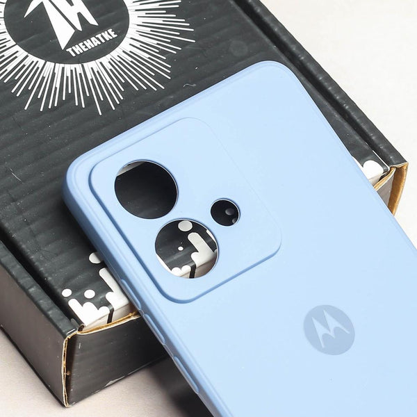 Pastel Blue Camera Original Silicone case for Motorola G84