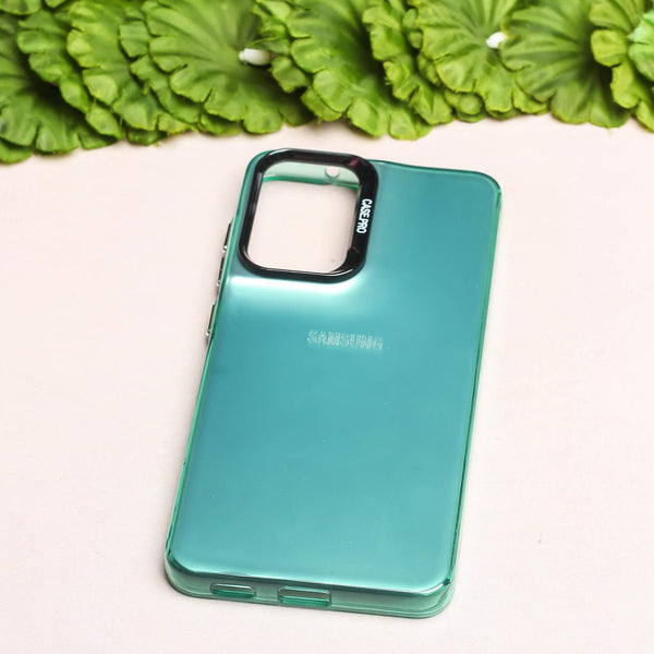 Green Rgiem Slim Slicone Non-Yellowing Protective Case for Samsung S23 FE