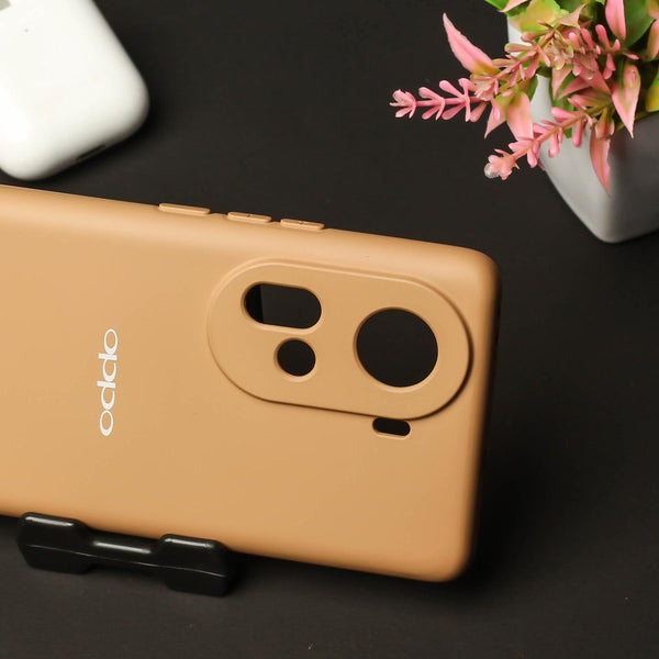 Brown Camera Original Silicone case for Oppo Reno 11