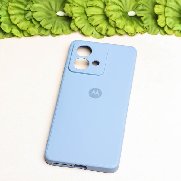 Pastel Blue Camera Original Silicone case for Motorola G84