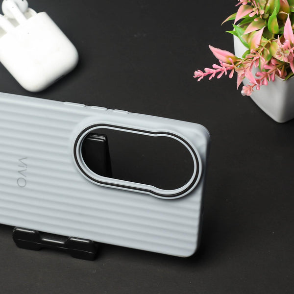 Grey SleekLine Silicone Case for Vivo V50