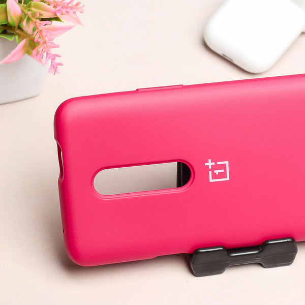 Dark Pink Original Silicone Case for Oneplus 7 Pro